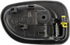 Dorman - HELP Interior Door Handle Front/Rear Left Textured Dark Gray 80881 Fits Hyundai Accent 1997-95