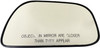 Dorman - HELP Non-Heated Plastic Backed Mirror Right 56447 Fits Toyota Camry 2001-96