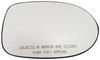 Dorman - HELP Non-Heated Plastic Backed Mirror Right 56255 Fits Dodge Caliber 2012-07