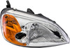 Dorman Head Lamp Assembly 1591823 Fits Honda Civic 2003-01