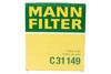 Mann Hummel Replacement Air Filter Fits 2006-10 BMW 550i 650i Part Number C31149