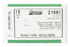 Auveco Chrysler Push Type Retainer 15PC Fits 2011-2021 Dodge Durango Model 21601