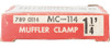 Hunckler Pik-A-Nut MC-114 Self Locking Muffler Clamp 1-1/4 Inch Model ID 7890114