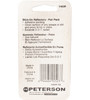 Peterson Multi-Use 3-1/8in x 1-3/8in Adhesive Stick-On Reflectors Model ID V483R
