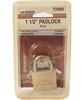Carquest The Protector Security Pad Lock 2 Keys 1-1/2 In Brass Part Number 72085