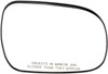 Dorman - HELP Replacement Glass - Plastic Backing 56477 Fits Toyota Sienna 2010-04