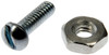 Dorman - Autograde Machine Screw-Round Head Slotted- 6-32 X 1/2 In. 784-700 Fits -