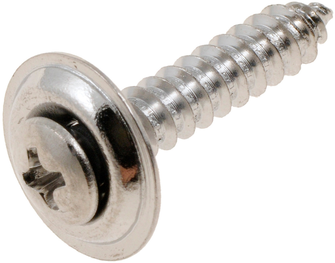 Dorman - Autograde Trim Screw - Chrome Sems Head - 10-16 X 1 In. 45585 Fits -