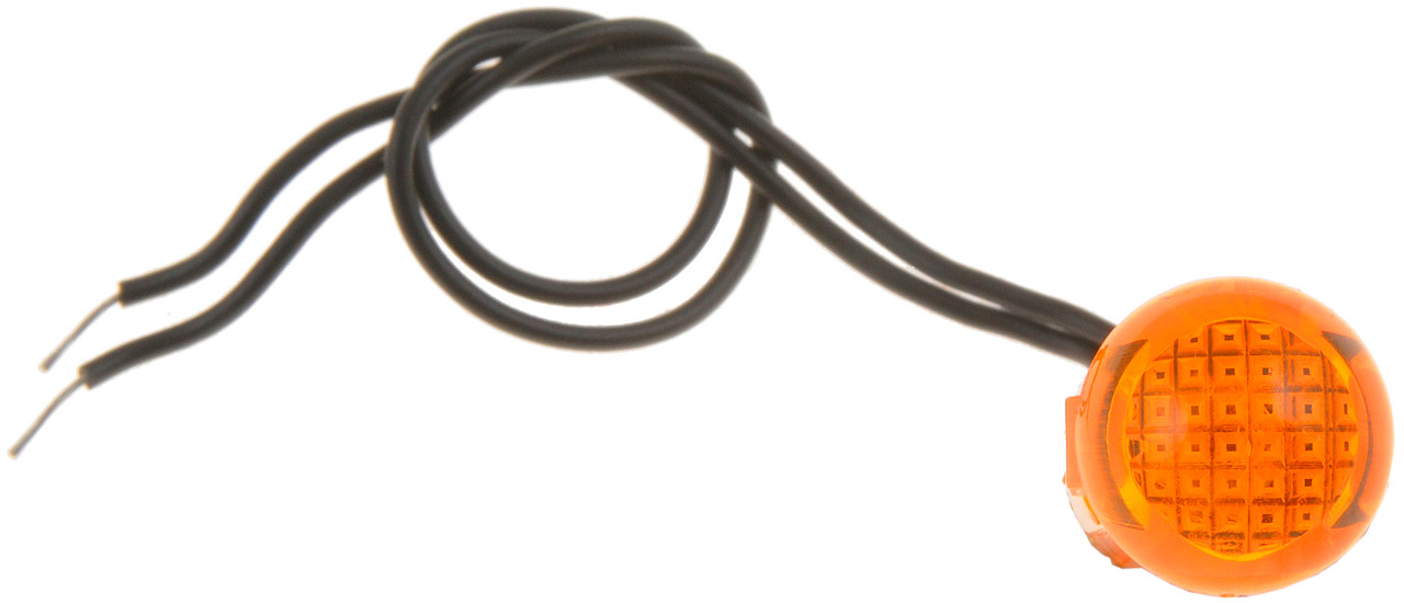 Dorman - Conduct-Tite Electrical Switches - Indicator Light - Round Large Bezel-Free - Amber 84916 Fits -
