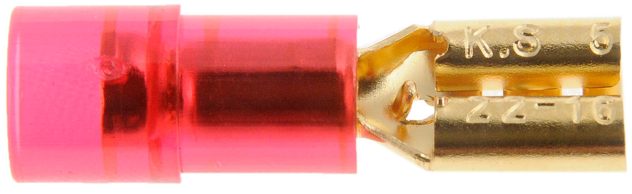 Dorman - Conduct-Tite 22-18 Gauge Female Audio Disconnect, .187 In, Red 84540 Fits -