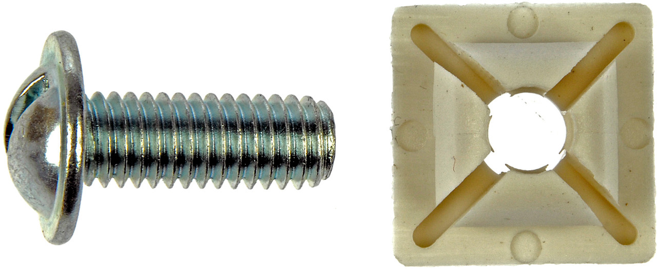 Dorman - Autograde License Plate Fasteners- M6-1.0 X 16Mm 395-017 Fits -