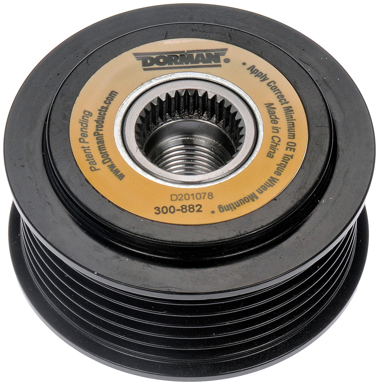 Dorman - OE Solutions Alternator Clutch Pulley 300-882 Fits Audi A4 2008-06