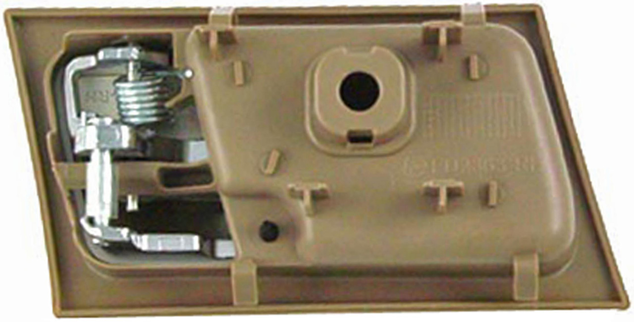 Dorman - HELP Interior Door Handle - Front Right - Chrome Lever+Brown Housing (Parchment) 81697 Fits Ford Crown Victoria