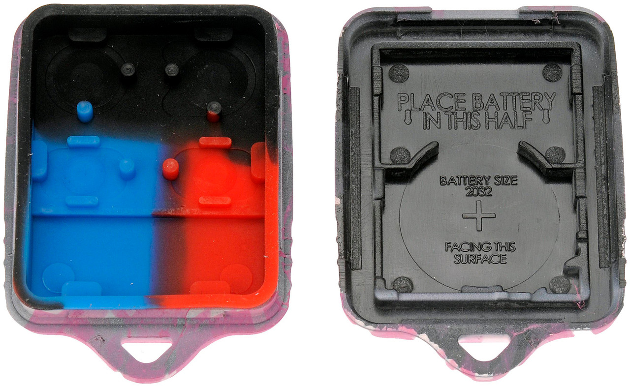 Dorman - HELP Keyless Remote Case Replacement Pink Digital Camouflage 13607Pkc Fits Ford 2016-95