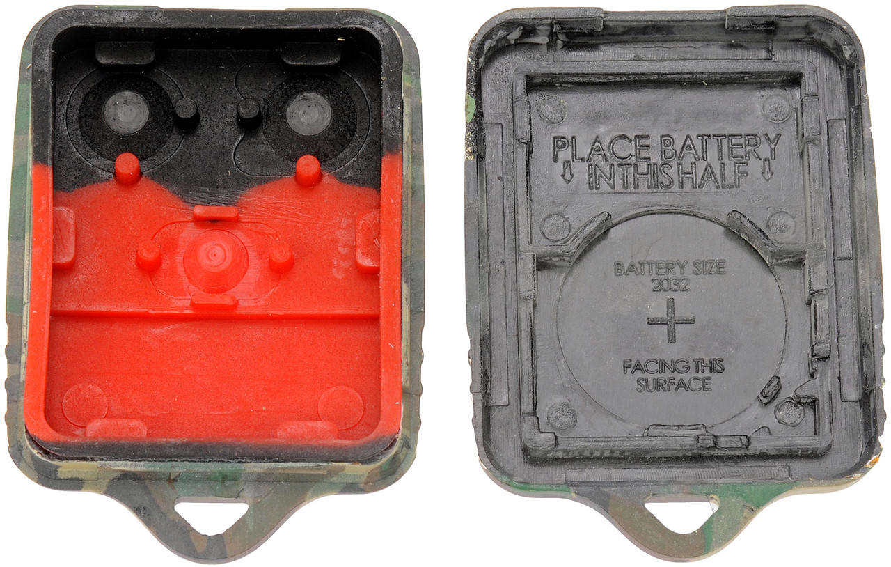 Dorman - HELP Keyless Remote Case Replacement Green Camouflage 13625Gnc Fits Ford 2018-98