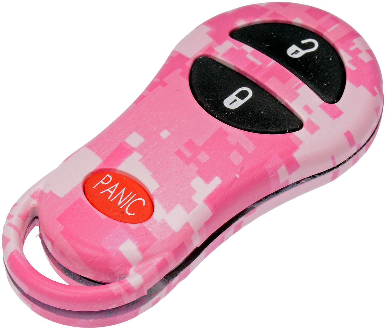 Dorman - HELP Keyless Remote Case Replacement Pink Digital Camouflage 13628Pkc Fits Chrysler 2003-01