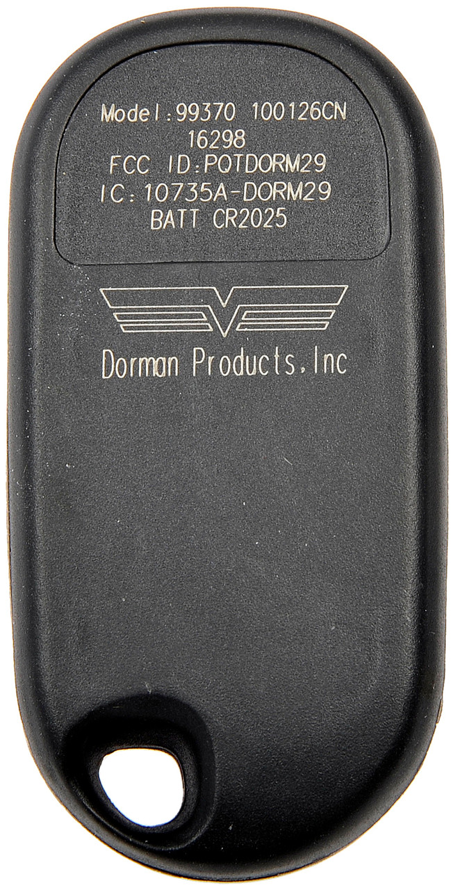 Dorman - HELP Keyless Entry Remote 99370 Fits Honda Civic 2000-99