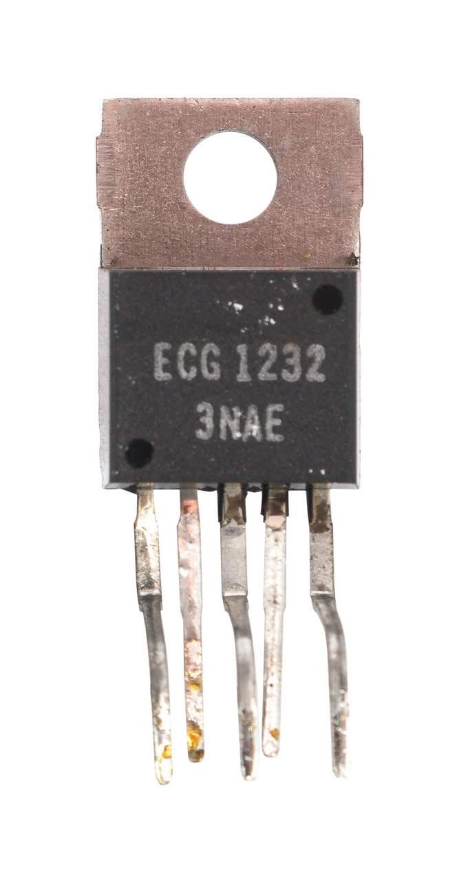 Vintage Sylvania ECG Component Integrated Circuit Model ECG1232