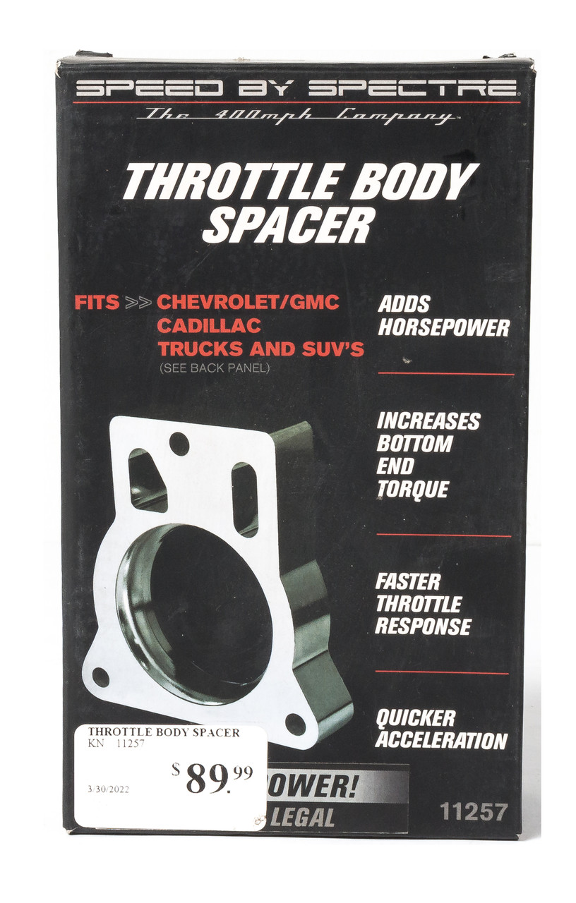 Spectre Throttle Body Spacer Fits 1996-2000 GMC C/K Series Pickups V8 5.7L 11257
