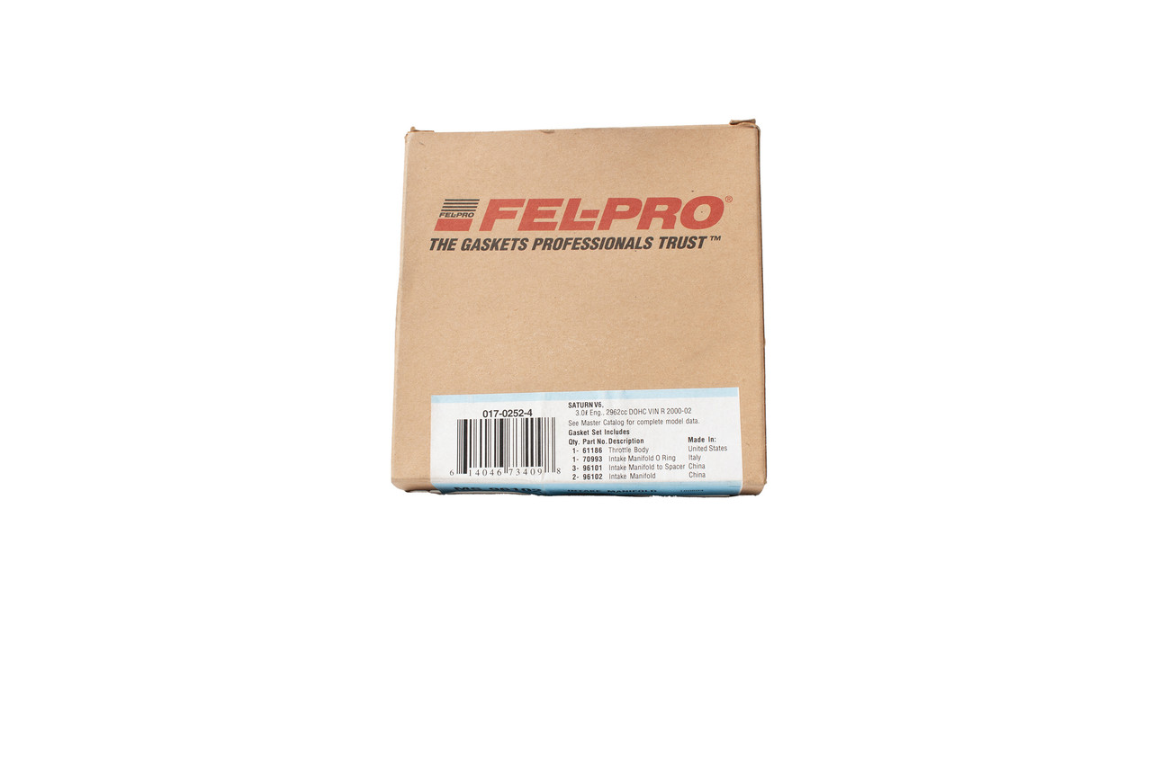 FelPro Intake Manifold Gasket Set Fits 2000-05 Saturn LS2 LW2 LW300 Part MS96102