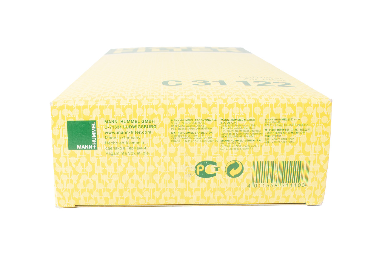 Mann Hummel Replacement Engine Air Filter Fits 2000-2003 Saab 9-3 Part ID C31122