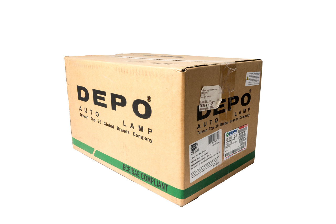 Depo Front Right Halogen Head Lamp 2002-06 Volkswagen Golf 06-07 Golf GTI 18861