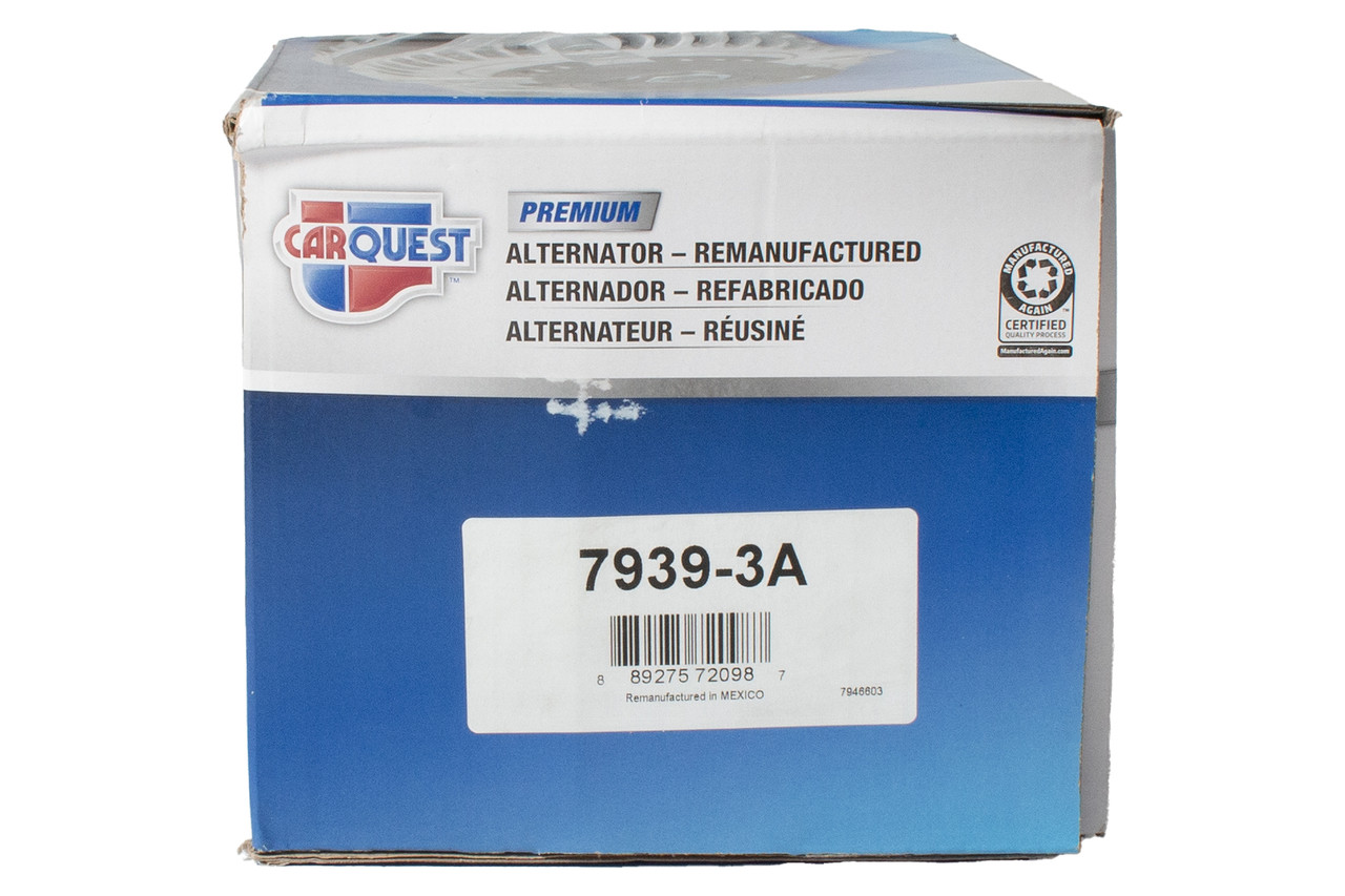 Carquest Remanufactured Alternator Fits 1990-94 Chevrolet Lumina V6 3.1L 7939-3A