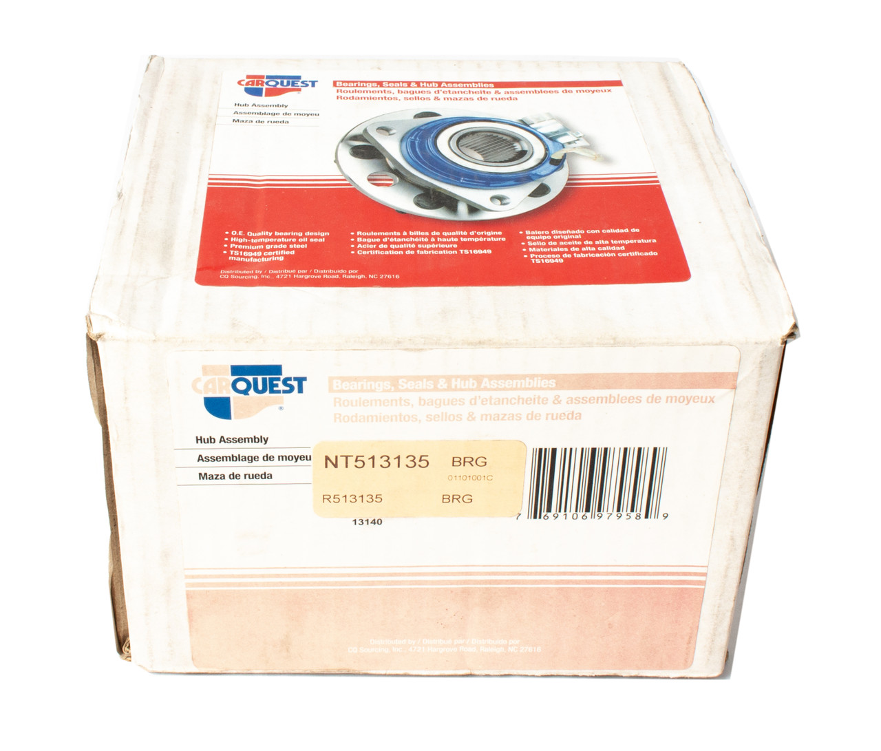 Carquest Front Hub-Bearing Assembly Fits 1994-98 Mitsubishi Galant Part NT513135