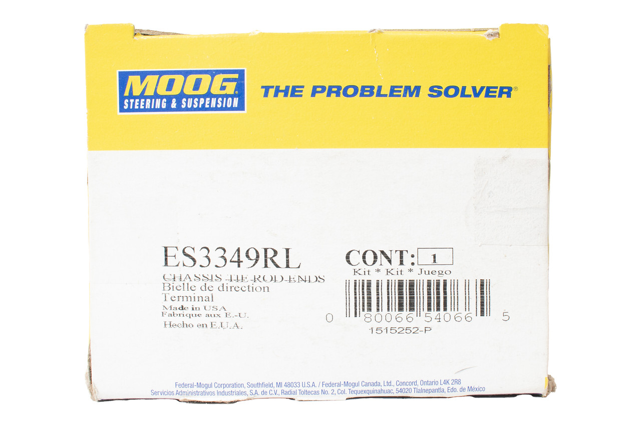 Moog Replacement Steering Tie Rod End Fit 1996-2007 Ford Taurus Part ID ES3349RL
