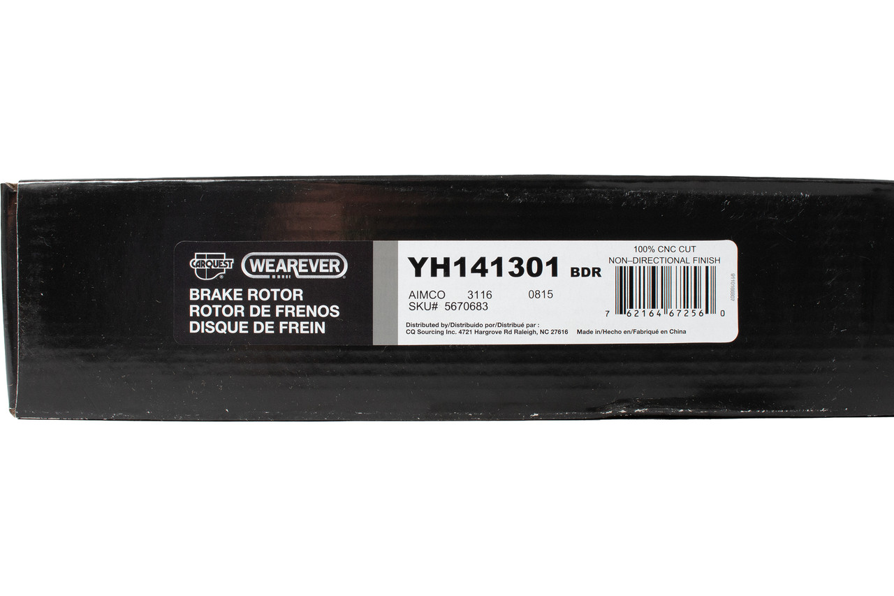 Wearever Front Brake Rotor Fits 1984-1990 Honda Accord Prelude Model ID YH141301 Wearever Front Brake Rotor Fits 1984-1990 Honda Accord Prelude Model ID YH141301