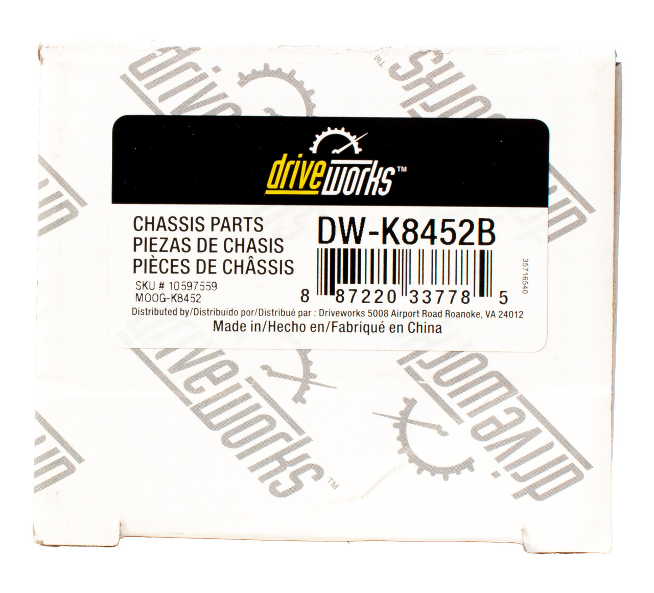 Driveworks Strut Rod Bushing Kit Fits 1988-02 Lincoln Continental Model DWK8452B