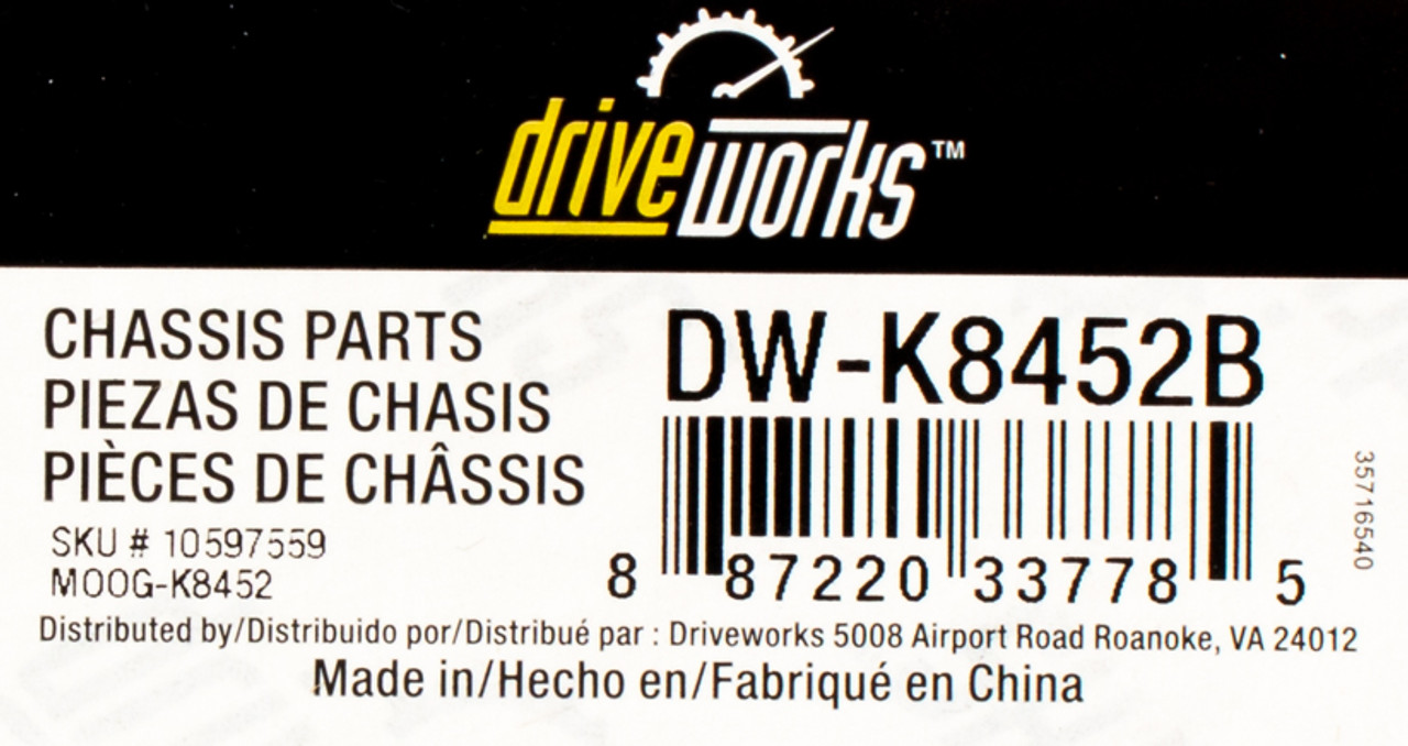 Driveworks Strut Rod Bushing Kit Fits 1988-02 Lincoln Continental Model DWK8452B