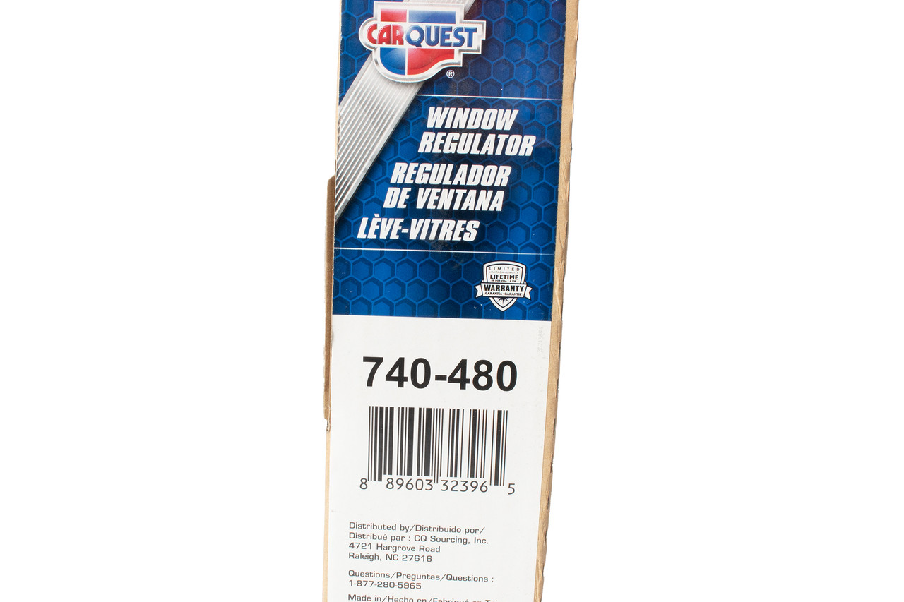 Carquest Rear Left Window Regulator Fit 2001-05 BMW 325i 330i 325xi Part 740-480