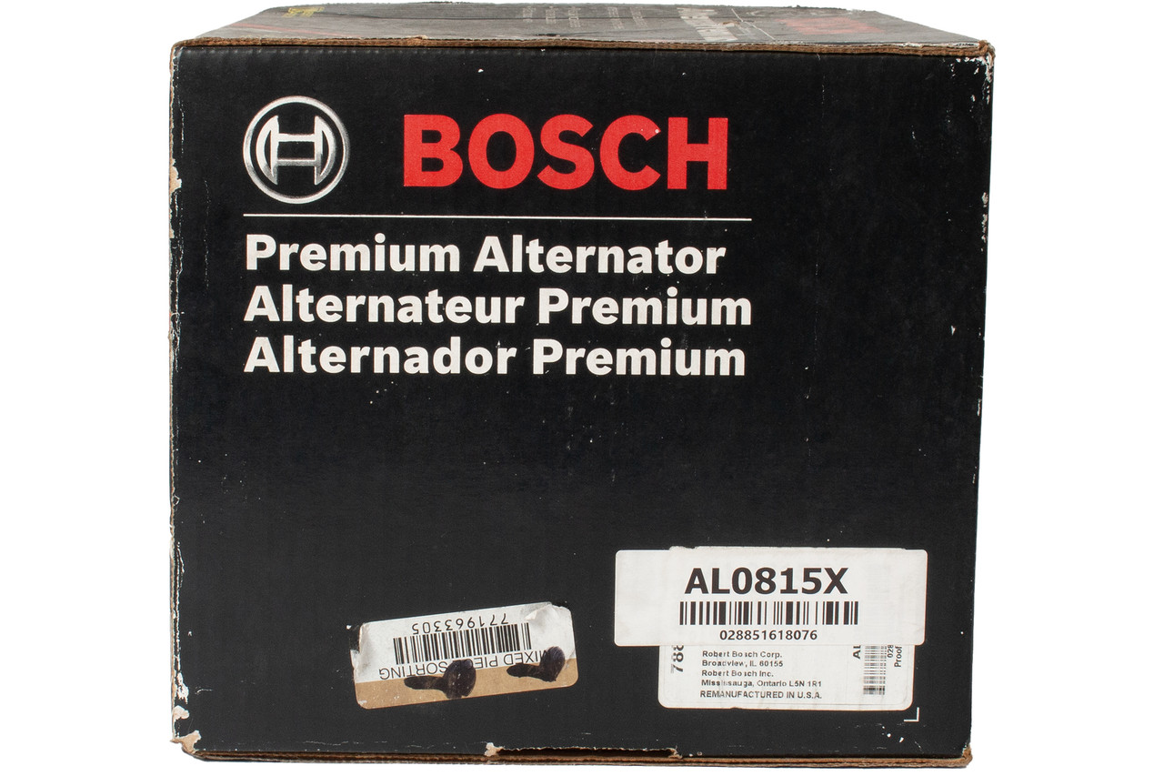 Bosch Remanufactured Alternator Fits 2005-2006 Porsche 911 Boxster Model AL0815X