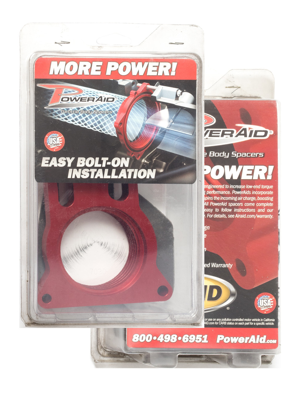 AirAid PowerAid Throttle Body Spacer Fits 2002-06 Cadillac Escalade Part 2005121