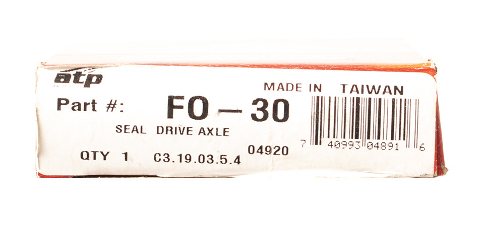 ATP Seal Drive Axle Fits 95-00 Ford Contour 94-97 Mazda MX 1999-02 Mercury FO-30