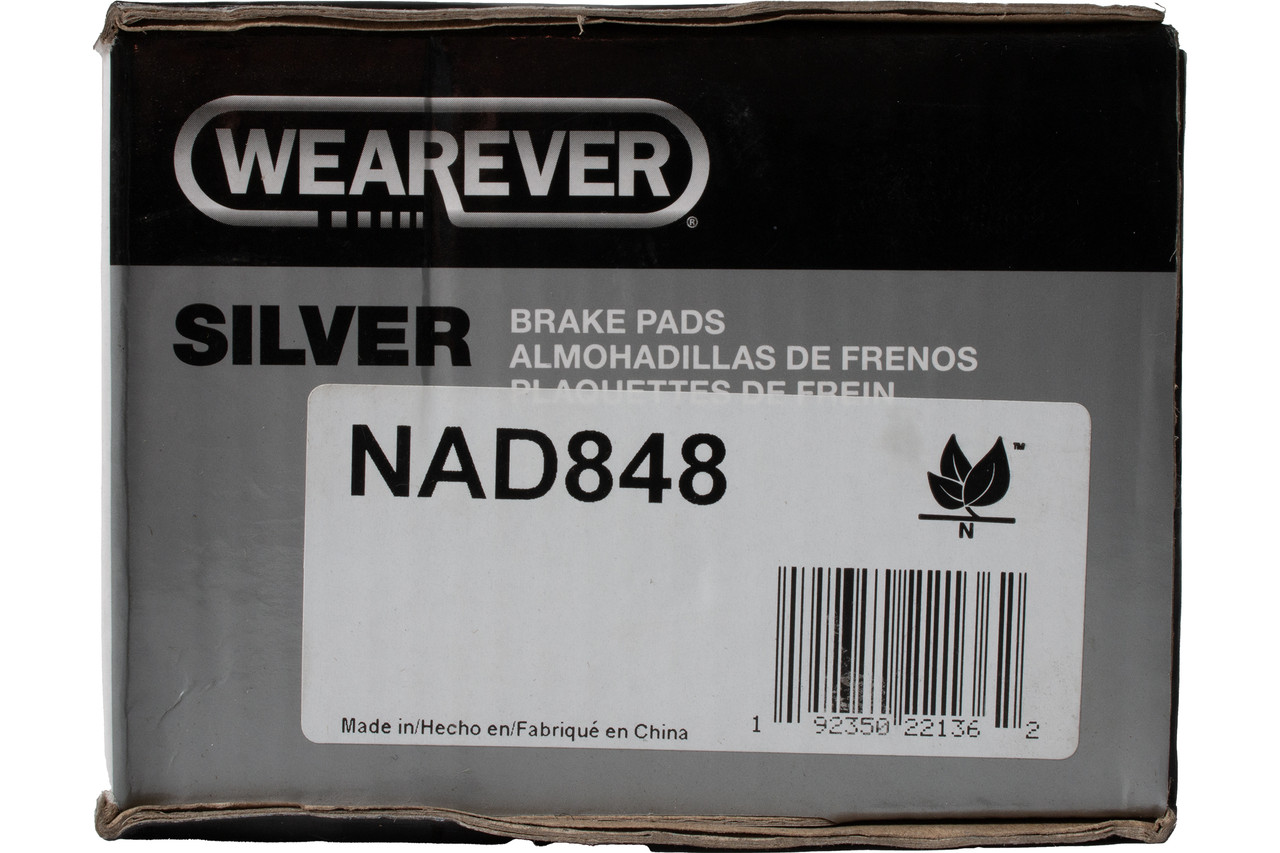 Wearever Silver Rear Brake Pads Fits 2000-03 Mercedes-Benz CL500 Model ID NAD848