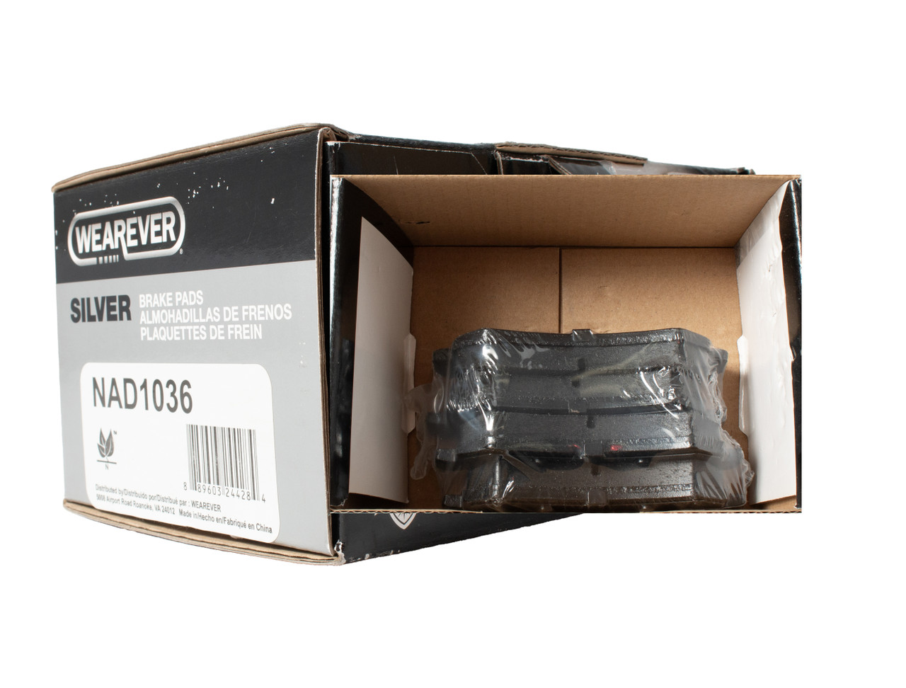 Wearever Silver Rear Brake Pads Fits 2004-06 Suzuki Forenza Reno Part ID NAD1036