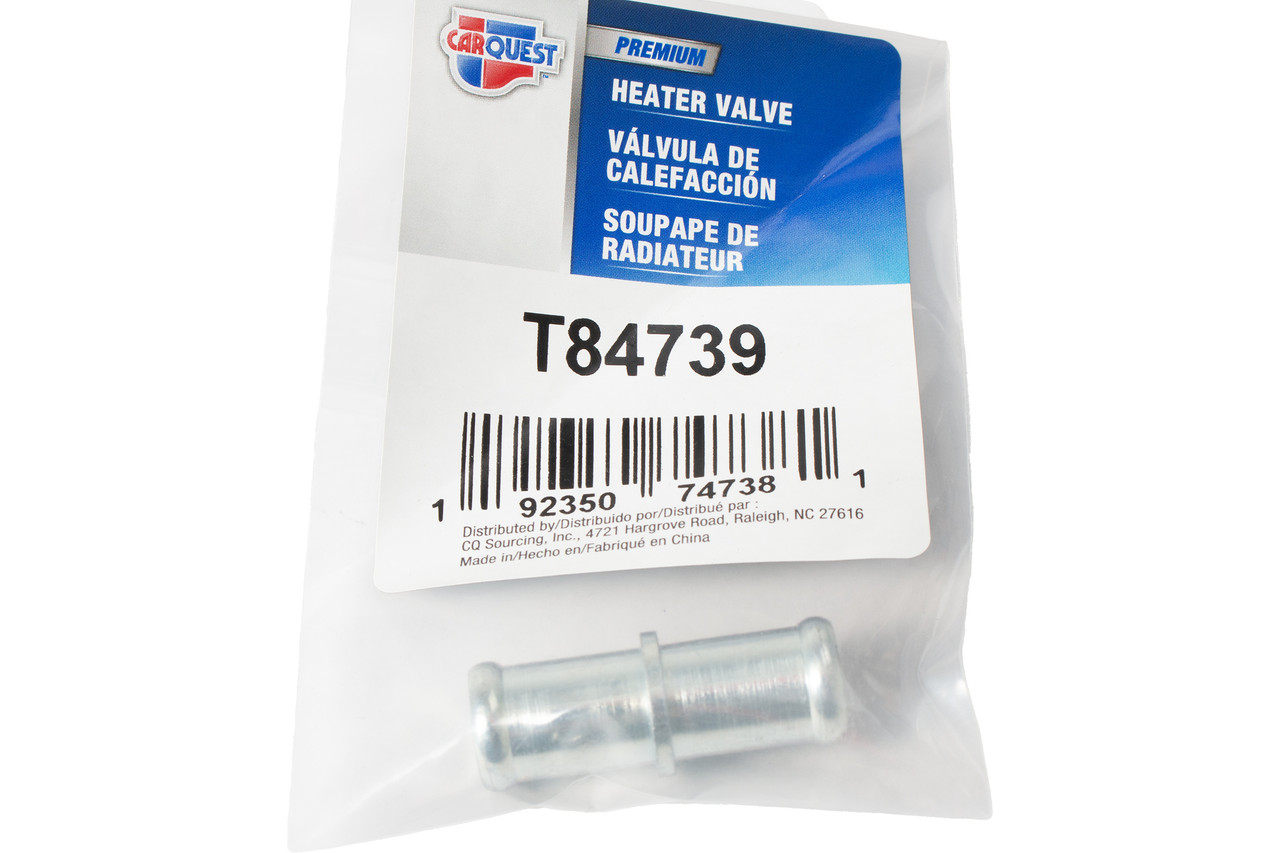 Carquest Premium Heater Valve Fitting Splicer Steel Aluminum Model Number T84739