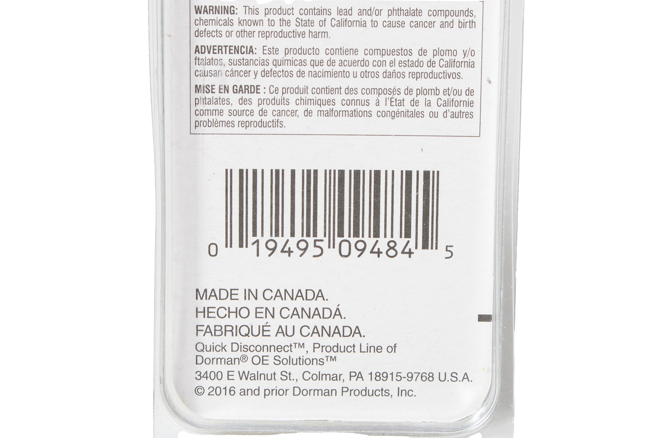 Dorman Automotive Fuel Sending Unit Repair Line 3.75 Inches Model Number 800-240