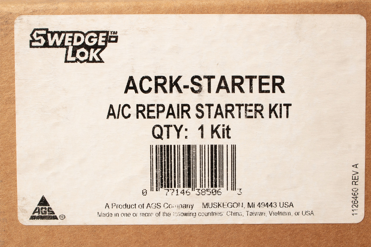 AGS Kledge-Lok A/C Repair Assortment Starter Kit 1 EA Model Number ACRK-STARTER