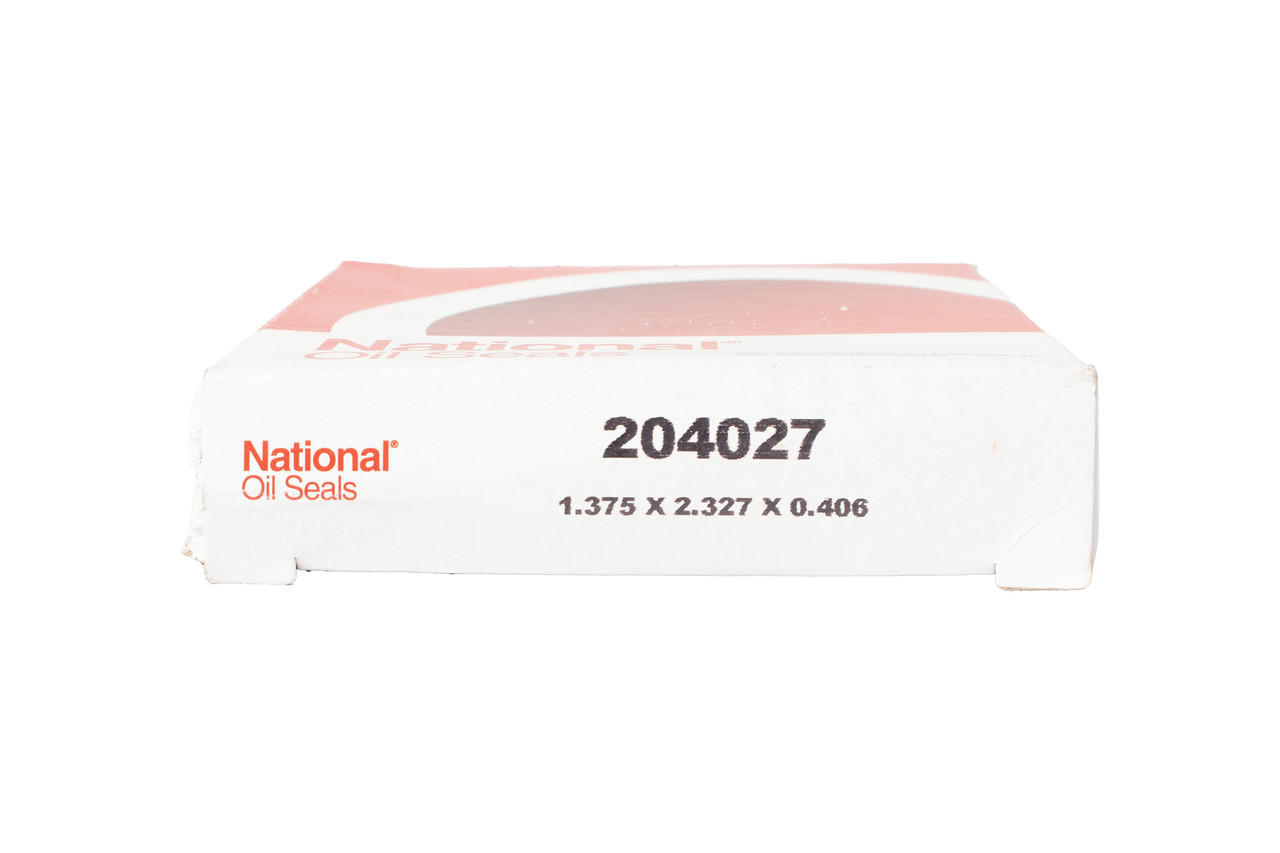 National Federal Mogul Oil Seal 1.375" ID 2.332" OD 0.406" Thick Model ID 204027