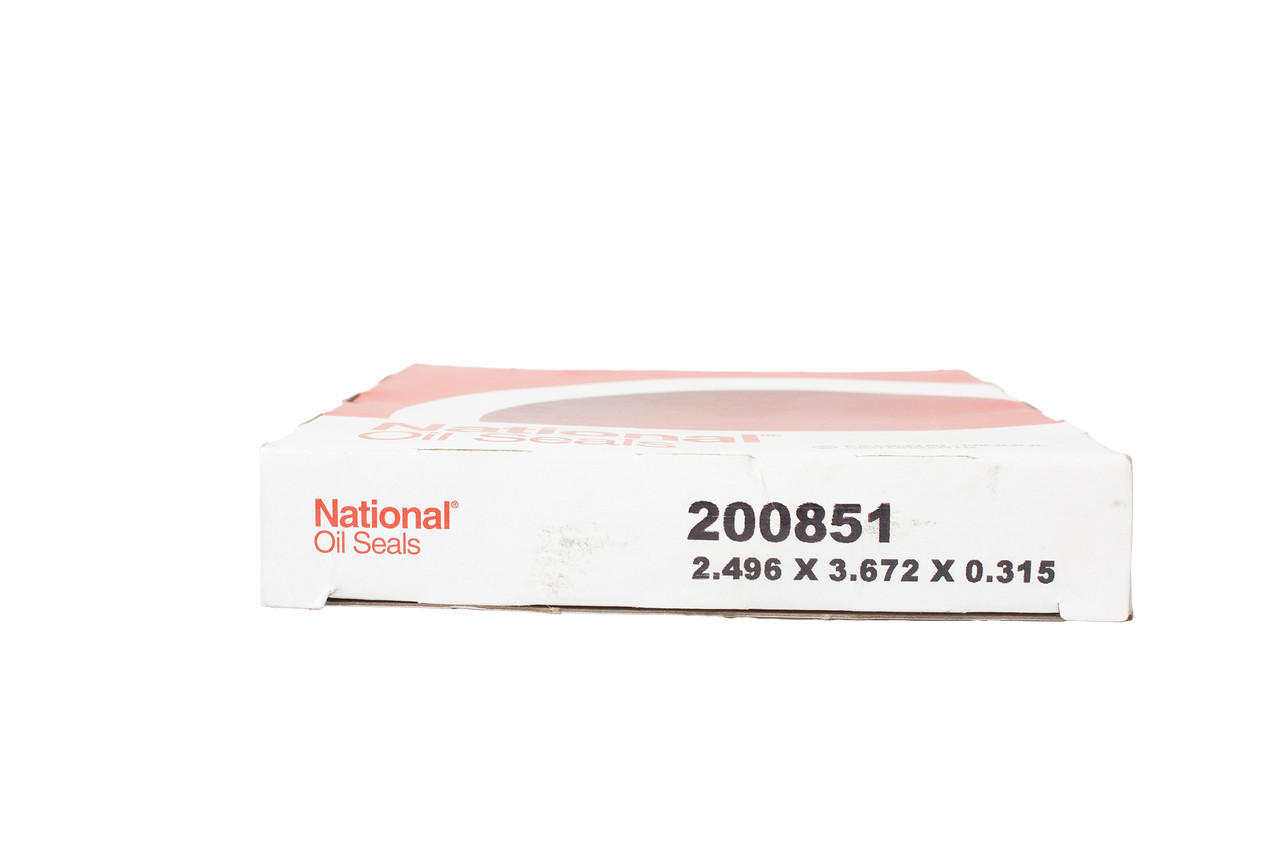 National Federal Mogul Oil Seal 2.496" ID 3.772" OD 0.315" Thick Model ID 200851 National Federal Mogul Oil Seal 2.496" ID 3.772" OD 0.315" Thick Model ID 200851