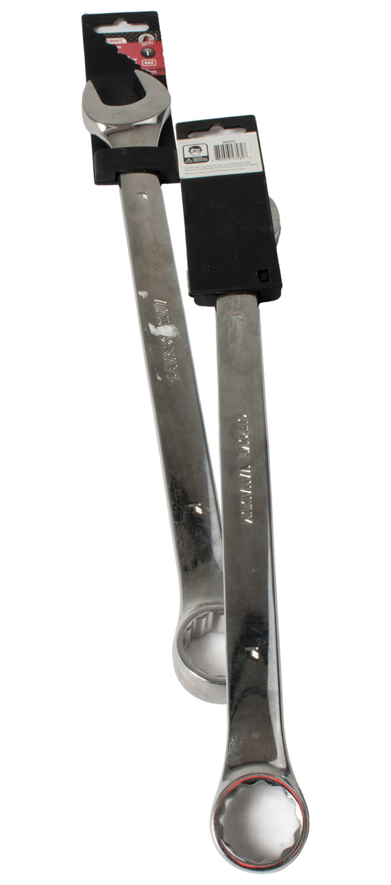 Autocraft 1" XL Combination Wrench SAE 13.976" Length Chrome Vanadium Part AC372