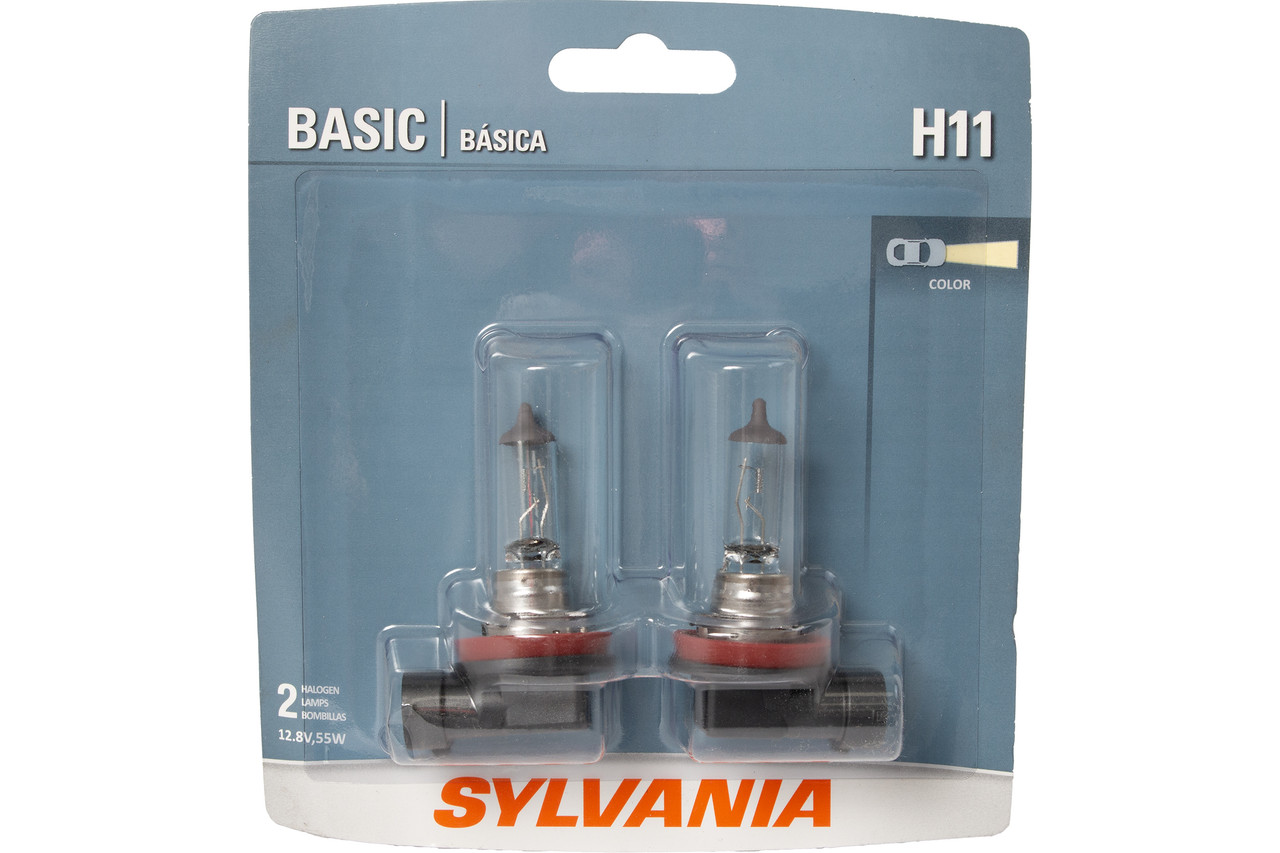 Sylvania Basic Twin Headlight H11 Fits 2008-2022 Chrysler Minivans Model H11.BP2