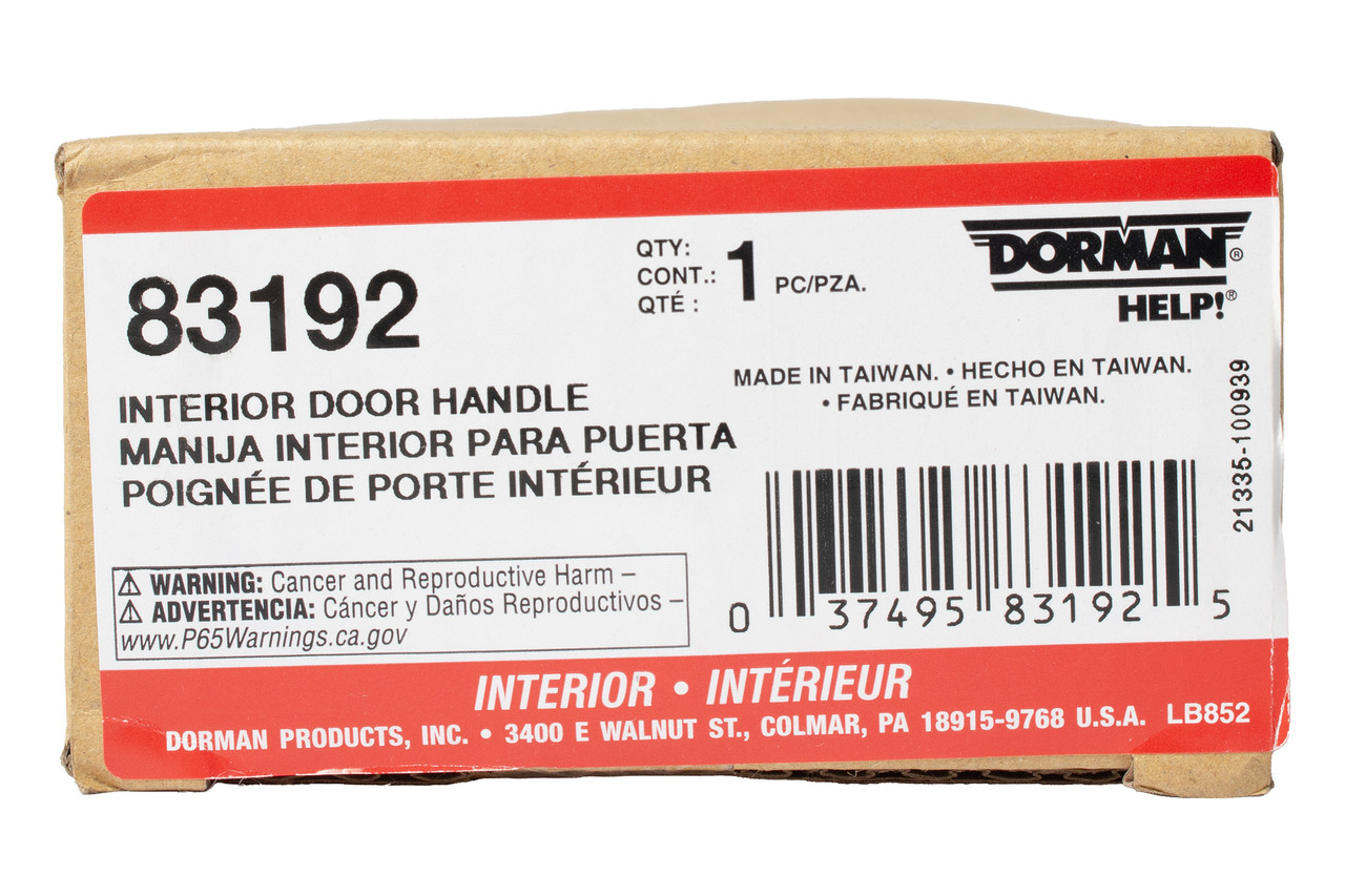 Dorman Help! Interior Door Handle Fits 2002-2010 Dodge Ram Trucks Model ID 83192