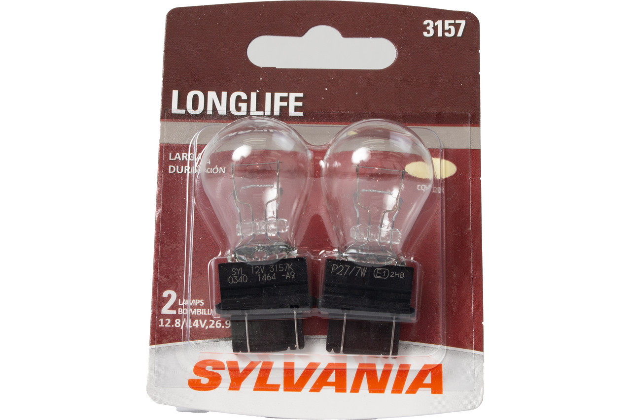 Sylvania Longlife Mini Bulb 3157 Fits 1987-2022 Chevrolet Saturn Part 3157LL.BP2