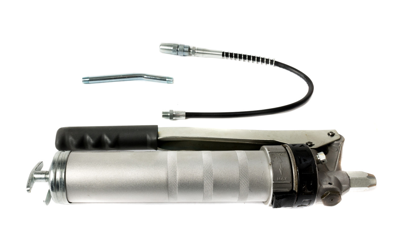 Plews & Edelman LubriMatic Snaplock Lever Grease Gun Whip 1/4 Turn Coupler 30806
