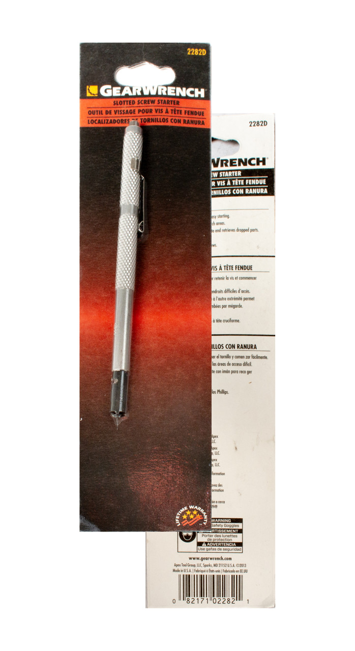 Apex Tool Group GearWrench Steel 5-5/8" Slotted Screw Starter Part Number 2282D