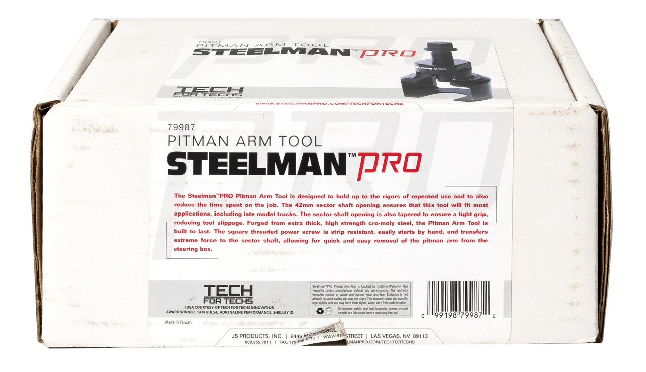 Steelman Pro Pitman Arm Tool 1-Inch Hex Screw Chromoly Durable Steel Model 79987